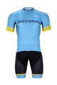 BONAVELO Cycling short sleeve jersey and shorts - ASTANA 2020 - blue