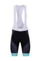 BONAVELO Cycling bib shorts - BORA 2020 - black/green