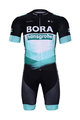 BONAVELO Cycling short sleeve jersey and shorts - BORA 2020 - black/green/white