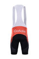 BONAVELO Cycling bib shorts - COFIDIS 2020 - red/black