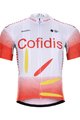 BONAVELO Cycling short sleeve jersey - COFIDIS 2020 - white/red