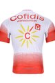 BONAVELO Cycling short sleeve jersey - COFIDIS 2020 - white/red