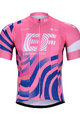BONAVELO Cycling short sleeve jersey - EDUCATION FIRST 2020 - blue/pink