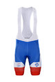 BONAVELO Cycling bib shorts - GROUPAMA FDJ 2020 - red/white/blue