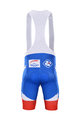 BONAVELO Cycling bib shorts - GROUPAMA FDJ 2020 - red/white/blue