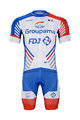 BONAVELO Cycling short sleeve jersey and shorts - GROUPAMA FDJ 2020 - white/red/blue