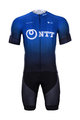 BONAVELO Cycling short sleeve jersey and shorts - NTT 2020 - black/blue