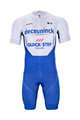 BONAVELO Cycling short sleeve jersey and shorts - QUICKSTEP 2020 - white/blue