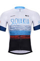 BONAVELO Cycling short sleeve jersey and shorts - SLOVAKIA - white/red/blue/black