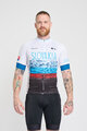 BONAVELO Cycling short sleeve jersey - SLOVAKIA - white/red/blue/black