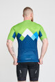 BONAVELO Cycling short sleeve jersey - SLOVENIA - green/blue