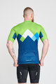 BONAVELO Cycling short sleeve jersey - SLOVENIA - blue/green