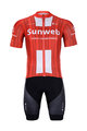 BONAVELO Cycling short sleeve jersey and shorts - SUNWEB 2020 - black/red