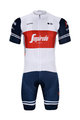 BONAVELO Cycling short sleeve jersey and shorts - TREK 2020 - white/blue/red
