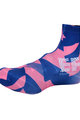 Cycling shoe covers - EDUCATION FIRST 2020 - pink/blue