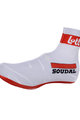 Cycling shoe covers - LOTTO SOUDAL 2020 - black/red