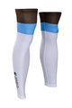 BONAVELO Cycling leg warmers - AG2R 2020 - brown/white/blue