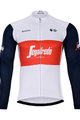 BONAVELO Cycling winter long sleeve jersey - TREK 2021 WINTER - blue/white/red