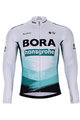 BONAVELO Cycling winter long sleeve jersey - BORA 2021 WINTER - green/black/white