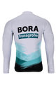 BONAVELO Cycling winter long sleeve jersey - BORA 2021 WINTER - green/black/white