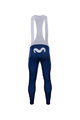 BONAVELO Cycling long bib trousers - MOVISTAR 2021 WINTER - blue