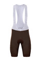 BONAVELO Cycling bib shorts - AG2R CITROËN 2022  - brown