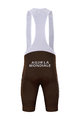 BONAVELO Cycling bib shorts - AG2R CITROËN 2022  - brown