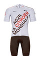 BONAVELO Cycling short sleeve jersey and shorts - AG2R CITROËN 2022  - blue/white/brown