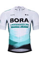 BONAVELO Cycling short sleeve jersey and shorts - BORA 2021 - white/green/black