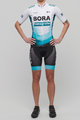 BONAVELO Cycling short sleeve jersey and shorts - BORA 2021 - white/green/black
