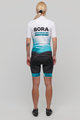 BONAVELO Cycling short sleeve jersey and shorts - BORA 2021 - white/green/black