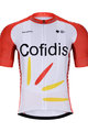 BONAVELO Cycling short sleeve jersey - COFIDIS 2021 - white/red
