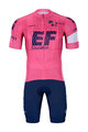 BONAVELO Cycling short sleeve jersey and shorts - EDUCATION-NIPPO 2021 - pink/blue