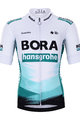 BONAVELO Cycling short sleeve jersey - BORA 2021 KIDS - white/green/black