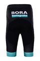 BONAVELO Cycling shorts without bib - BORA 2023 KIDS - black/green