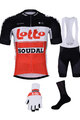 BONAVELO Cycling mega sets - LOTTO SOUDAL 2022 - black/white/red