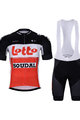 BONAVELO Cycling short sleeve jersey and shorts - LOTTO SOUDAL 2022 - red/white/black