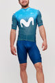 BONAVELO Cycling short sleeve jersey - MOVISTAR 2021 - blue