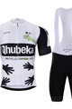 BONAVELO Cycling short sleeve jersey and shorts - QHUBEKA ASSOS 2021 - light green/white