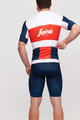 BONAVELO Cycling short sleeve jersey and shorts - TREK 2021 - white/blue/red