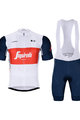 BONAVELO Cycling short sleeve jersey and shorts - TREK 2021 - white/blue/red