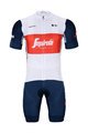 BONAVELO Cycling short sleeve jersey and shorts - TREK 2021 - white/blue/red