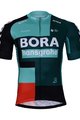 BONAVELO Cycling short sleeve jersey - BORA 2022 - black/red/green