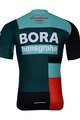 BONAVELO Cycling short sleeve jersey and shorts - BORA 2022 - red/black/green