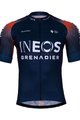 BONAVELO Cycling short sleeve jersey and shorts - INEOS GRENADIERS '22 - blue/red