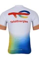 BONAVELO Cycling short sleeve jersey - TOTAL ENERGIES 2025 - white/yellow/red/blue