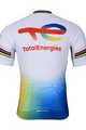 BONAVELO Cycling short sleeve jersey and shorts - TOTAL ENERGIES 2023 - yellow/black/white/blue