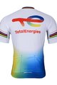 BONAVELO Cycling short sleeve jersey and shorts - TOTAL ENERGIES 2023 - yellow/white/blue