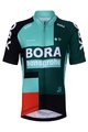 BONAVELO Cycling short sleeve jersey - BORA 2022 KIDS - green/black/red