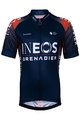 BONAVELO Cycling short sleeve jersey and shorts - INEOS 2022 KIDS - blue/red